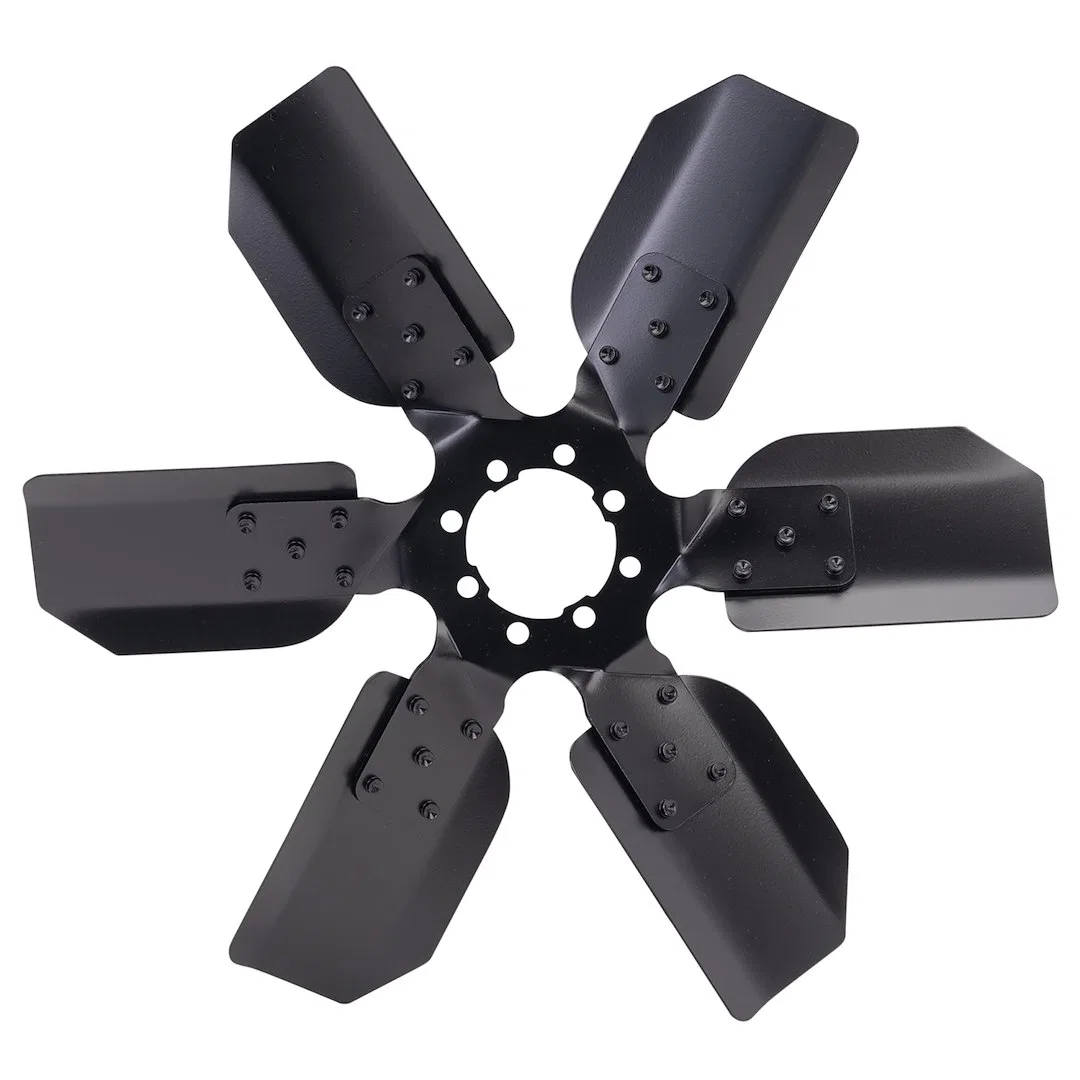 17118 – DERALE Cooling Fan, Belt Driven 18 Inch Diameter x 1-15/16 Inch Depth 6 Blade Powder Coated Black Steel Blade...